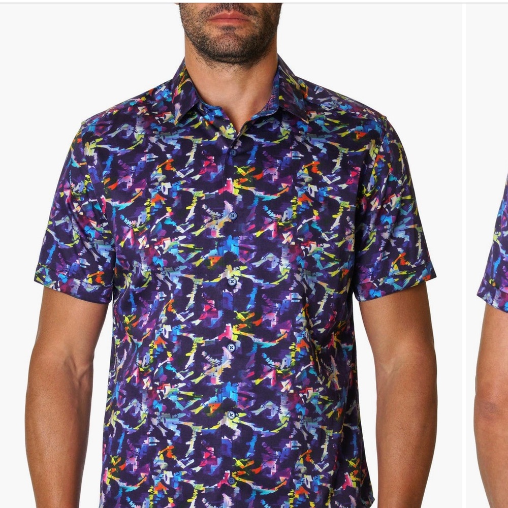 Men's Multicolor Patterned Shirt